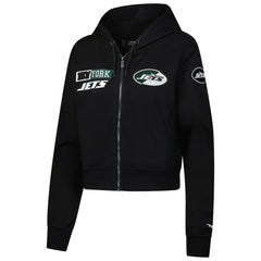 New York Jets Pro Standard Women's Split Logo Full-Zip Hoodie | NFL New