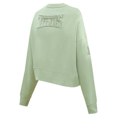 Tennessee Titans Pro Standard Women's Oversized Cropped Neutral Pullover Sweatshirt | NFL Near me