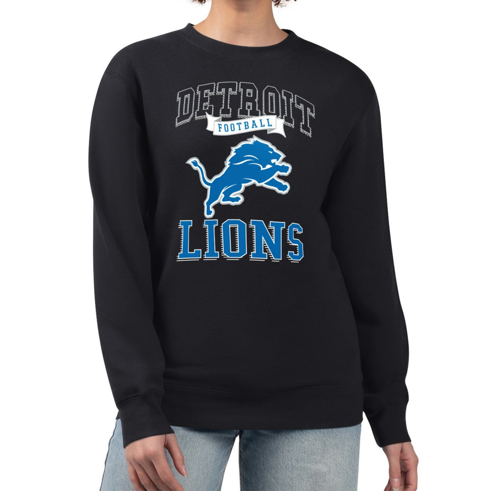 Detroit Lions G-III 4Her by Carl Banks Women's Team Logo Graphic Tri-Blend Pullover Sweatshirt | NFL On sale