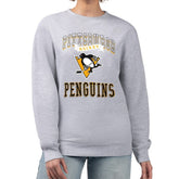 Pittsburgh Penguins G-III 4Her by Carl Banks Women's Team Logo Tri-Blend Fleece Pullover Sweatshirt - NHL Sweatshirts