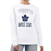 Toronto Maple Leafs G-III 4Her by Carl Banks Women's Team Logo Tri-Blend Fleece Pullover Sweatshirt - NHL Sweatshirts