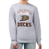 Anaheim Ducks G-III 4Her by Carl Banks Women's Team Logo Tri-Blend Fleece Pullover Sweatshirt - NHL Sweatshirts