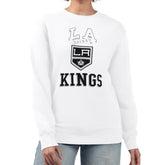 Los Angeles Kings G-III 4Her by Carl Banks Women's Team Logo Tri-Blend Fleece Pullover Sweatshirt - NHL Sweatshirts