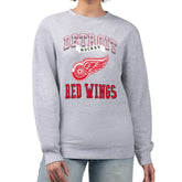 Detroit Red Wings G-III 4Her by Carl Banks Women's Team Logo Tri-Blend Fleece Pullover Sweatshirt - NHL Sweatshirts