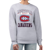 Montreal Canadiens G-III 4Her by Carl Banks Women's Team Logo Tri-Blend Fleece Pullover Sweatshirt - NHL Sweatshirts
