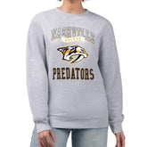 Nashville Predators G-III 4Her by Carl Banks Women's Team Logo Tri-Blend Fleece Pullover Sweatshirt - NHL Sweatshirts