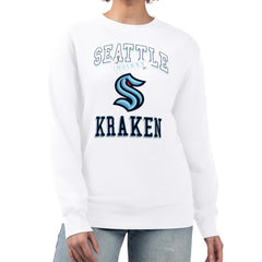 Seattle Kraken G-III 4Her by Carl Banks Women's Team Logo Tri-Blend Fleece Pullover Sweatshirt - NHL Sweatshirts