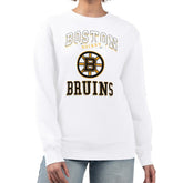 Boston Bruins G-III 4Her by Carl Banks Women's Team Logo Tri-Blend Fleece Pullover Sweatshirt - NHL Sweatshirts