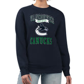 Vancouver Canucks G-III 4Her by Carl Banks Women's Team Logo Tri-Blend Fleece Pullover Sweatshirt - NHL Sweatshirts