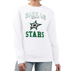 Dallas Stars G-III 4Her by Carl Banks Women's Team Logo Tri-Blend Fleece Pullover Sweatshirt - NHL Sweatshirts
