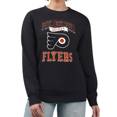 Philadelphia Flyers G-III 4Her by Carl Banks Women's Team Logo Tri-Blend Fleece Pullover Sweatshirt - NHL Sweatshirts