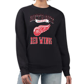 Detroit Red Wings G-III 4Her by Carl Banks Women's Team Logo Tri-Blend Fleece Pullover Sweatshirt - NHL Sweatshirts