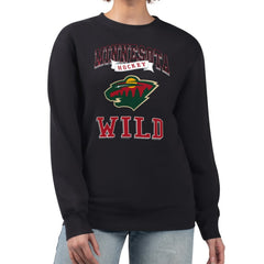 Minnesota Wild G-III 4Her by Carl Banks Women's Team Logo Tri-Blend Fleece Pullover Sweatshirt - NHL Sweatshirts