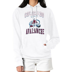Colorado Avalanche G-III 4Her by Carl Banks Women's Team Logo Tri-Blend Fleece Pullover Hoodie - NHL Hoodies