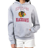 Chicago Blackhawks G-III 4Her by Carl Banks Women's Team Logo Tri-Blend Fleece Pullover Hoodie - NHL Hoodies