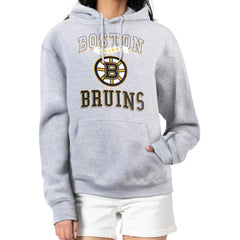 Boston Bruins G-III 4Her by Carl Banks Women's Team Logo Tri-Blend Fleece Pullover Hoodie - NHL Hoodies