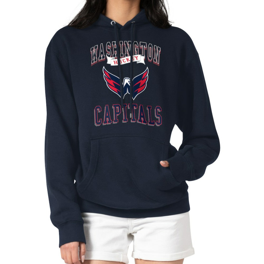 Washington Capitals G-III 4Her by Carl Banks Women's Team Logo Tri-Blend Fleece Pullover Hoodie - NHL Hoodies