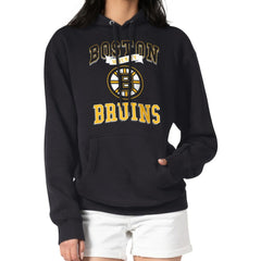 Boston Bruins G-III 4Her by Carl Banks Women's Team Logo Tri-Blend Fleece Pullover Hoodie - NHL Hoodies