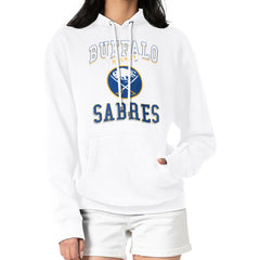 Buffalo Sabres G-III 4Her by Carl Banks Women's Team Logo Tri-Blend Fleece Pullover Hoodie - NHL Hoodies