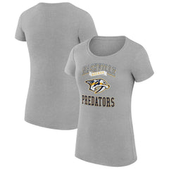 Nashville Predators G-III 4Her by Carl Banks Women's Super-Slim Fit Lightweight Team Logo Graphic T-Shirt - NHL T-shirts