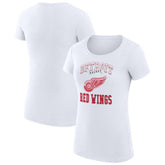 Detroit Red Wings G-III 4Her by Carl Banks Women's Super-Slim Fit Lightweight Team Logo Graphic T-Shirt - NHL T-shirts