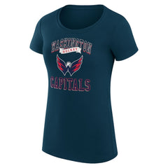 Washington Capitals G-III 4Her by Carl Banks Women's Super-Slim Fit Lightweight Team Logo Graphic T-Shirt - NHL T-shirts