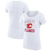 Calgary Flames G-III 4Her by Carl Banks Women's Super-Slim Fit Lightweight Team Logo Graphic T-Shirt - NHL T-shirts
