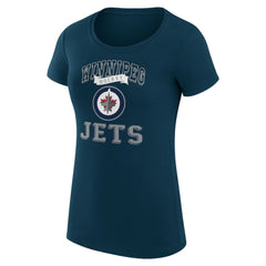 Winnipeg Jets G-III 4Her by Carl Banks Women's Super-Slim Fit Lightweight Team Logo Graphic T-Shirt - NHL T-shirts