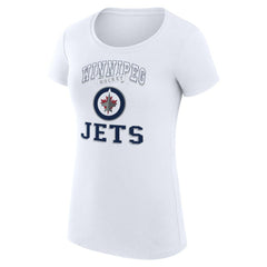 Winnipeg Jets G-III 4Her by Carl Banks Women's Super-Slim Fit Lightweight Team Logo Graphic T-Shirt - NHL T-shirts