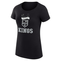 Los Angeles Kings G-III 4Her by Carl Banks Women's Super-Slim Fit Lightweight Team Logo Graphic T-Shirt - NHL T-shirts