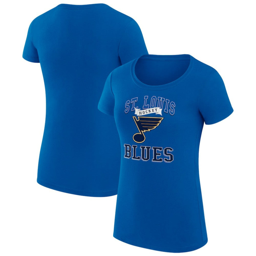 St. Louis Blues G-III 4Her by Carl Banks Women's Super-Slim Fit Lightweight Team Logo Graphic T-Shirt - NHL T-shirts
