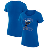 St. Louis Blues G-III 4Her by Carl Banks Women's Super-Slim Fit Lightweight Team Logo Graphic T-Shirt - NHL T-shirts