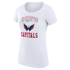 Washington Capitals G-III 4Her by Carl Banks Women's Super-Slim Fit Lightweight Team Logo Graphic T-Shirt - NHL T-shirts
