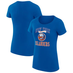 New York Islanders G-III 4Her by Carl Banks Women's Super-Slim Fit Lightweight Team Logo Graphic T-Shirt - NHL T-shirts