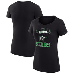 Dallas Stars G-III 4Her by Carl Banks Women's Super-Slim Fit Lightweight Team Logo Graphic T-Shirt - NHL T-shirts