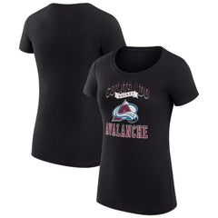 Colorado Avalanche G-III 4Her by Carl Banks Women's Super-Slim Fit Lightweight Team Logo Graphic T-Shirt - NHL T-shirts