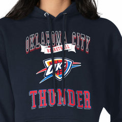 Navy Oklahoma City Thunder G-III 4Her by Carl Banks Women's Graphic Fleece Pullover Hoodie | NBA