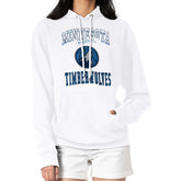 White Minnesota Timberwolves G-III 4Her by Carl Banks Women's Graphic Fleece Pullover Hoodie | NBA