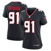 Houston Texans Folorunso Fatukasi Women's Team Game Jersey | NFL Outlet