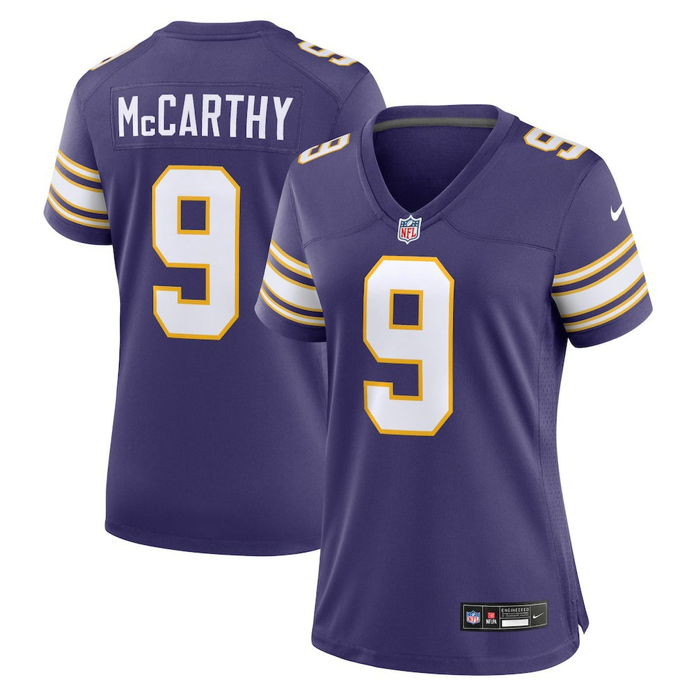Minnesota Vikings J.J. McCarthy Women's 2nd Alternate Player Game Jersey | NFL Near me
