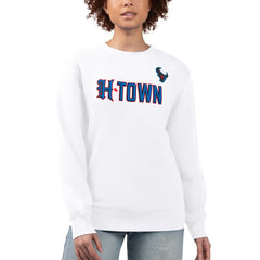 Houston Texans G-III 4Her by Carl Banks Women's H-Town Fleece Pullover Sweatshirt | NFL Outlet