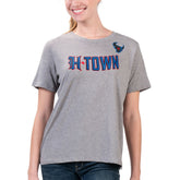 Houston Texans G-III 4Her by Carl Banks Women's Super-Slim Fit Lightweight H-Town T-Shirt | NFL Near me
