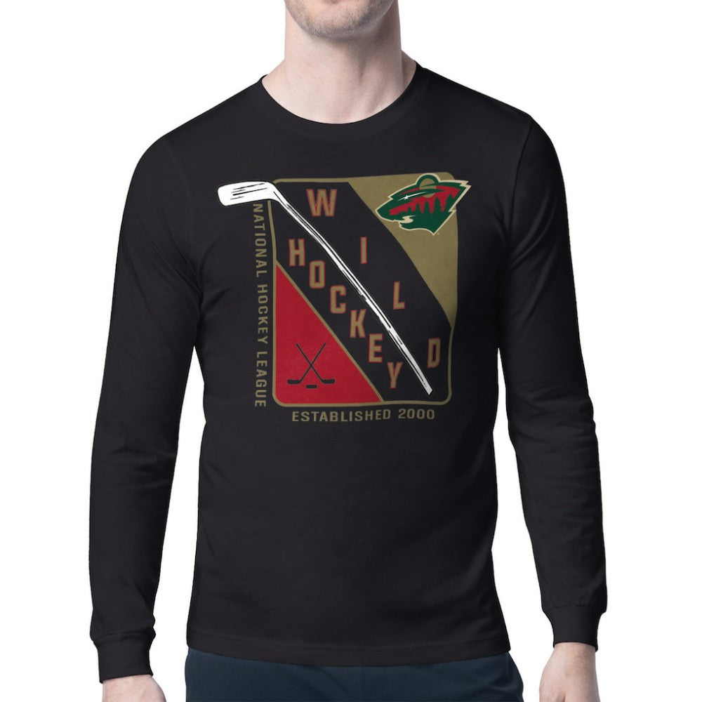 Minnesota Wild Starter Shield Long Sleeve Graphic T-Shirt - NHL T-shirts
