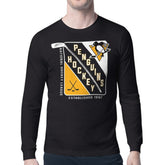 Pittsburgh Penguins Starter Shield Long Sleeve Graphic T-Shirt - NHL T-shirts
