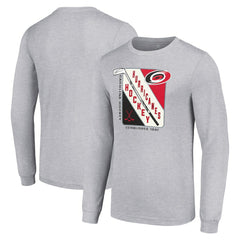 Carolina Hurricanes Starter Shield Long Sleeve Graphic T-Shirt - NHL T-shirts