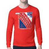 New York Rangers Starter Shield Long Sleeve Graphic T-Shirt - NHL T-shirts