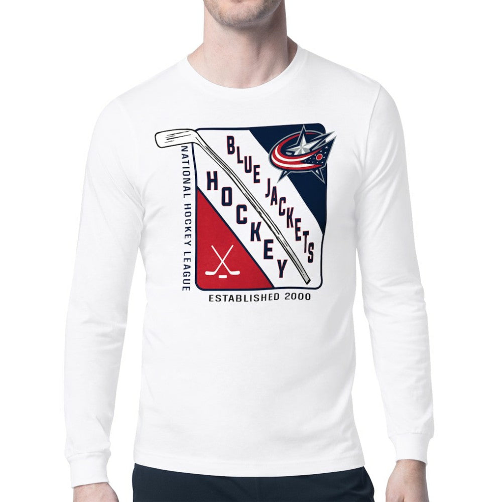 Columbus Blue Jackets Starter Shield Long Sleeve Graphic T-Shirt - NHL T-shirts