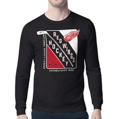 Detroit Red Wings Starter Shield Long Sleeve Graphic T-Shirt - NHL T-shirts