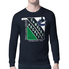 Vancouver Canucks Starter Shield Long Sleeve Graphic T-Shirt - NHL T-shirts