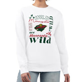 Minnesota Wild G-III 4Her by Carl Banks Women's Collage Graphic Fleece Long Sleeve Pullover Sweatshirt - NHL Sweatshirts